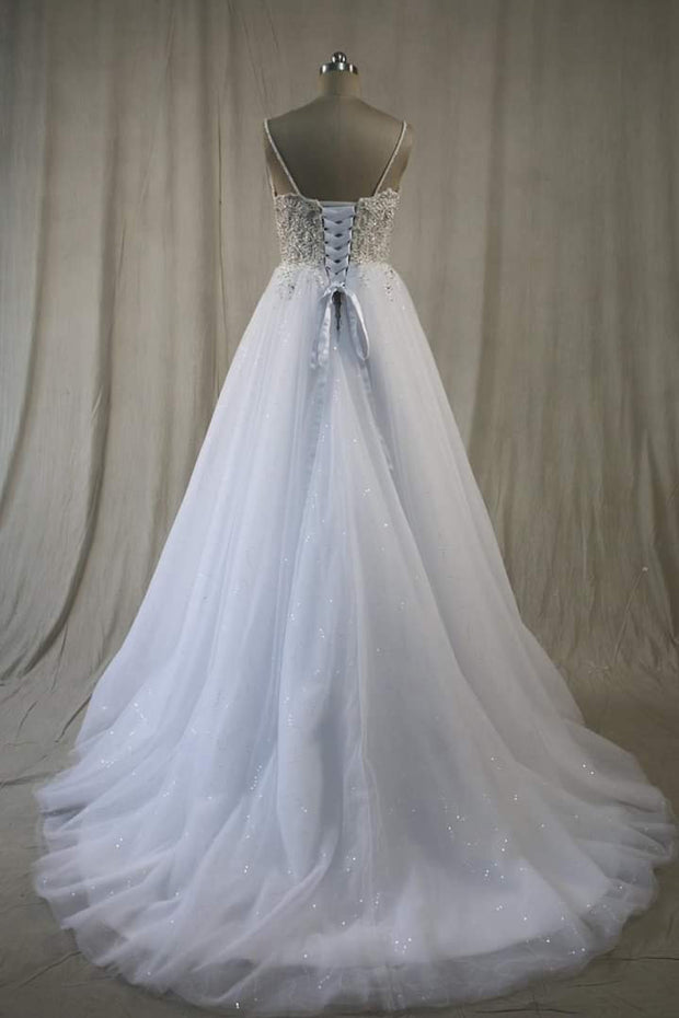 Affordable Tulle Ball Gown Wedding Dress