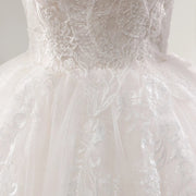 Delicate Tulle and Lace Wedding Ballgown with Long Sleeves Elegant Bridal Gown for a Fairy-Tale Wedding