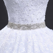 Affordable Lace Ballgown Simple and affordable Wedding Dresses