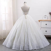 Glitter Wedding Ballgown Affordable Cheap Wedding Dress